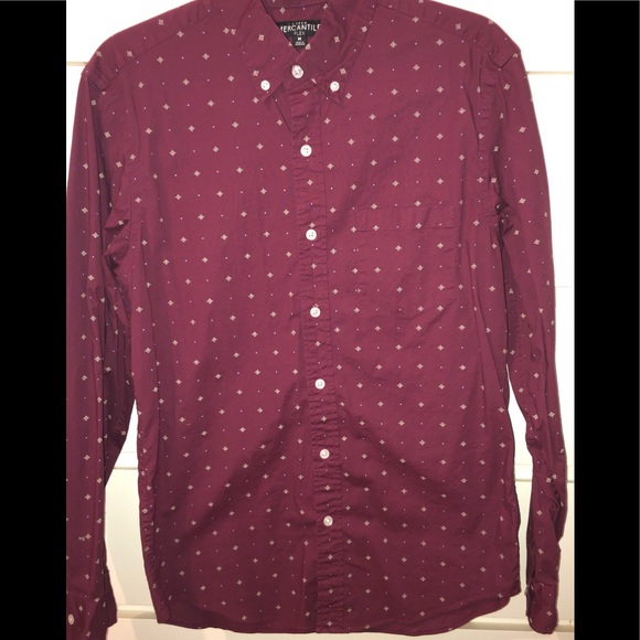 J. Crew Maroon Button Down - Picture 1 of 3